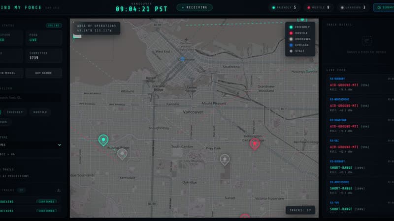 Screenshot of Find My Force